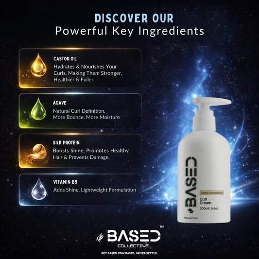 BASED Curl Cream 200ml - Frizz Control & Curl Definition