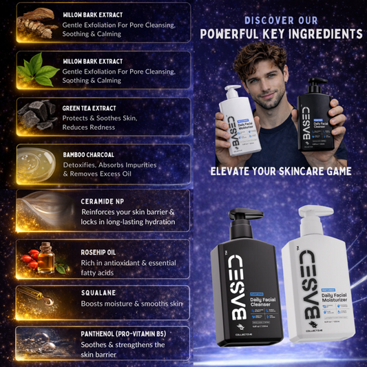 BASED - Purifying Daily Facial Cleanser with Willow Bark & Charcoal (200ml)