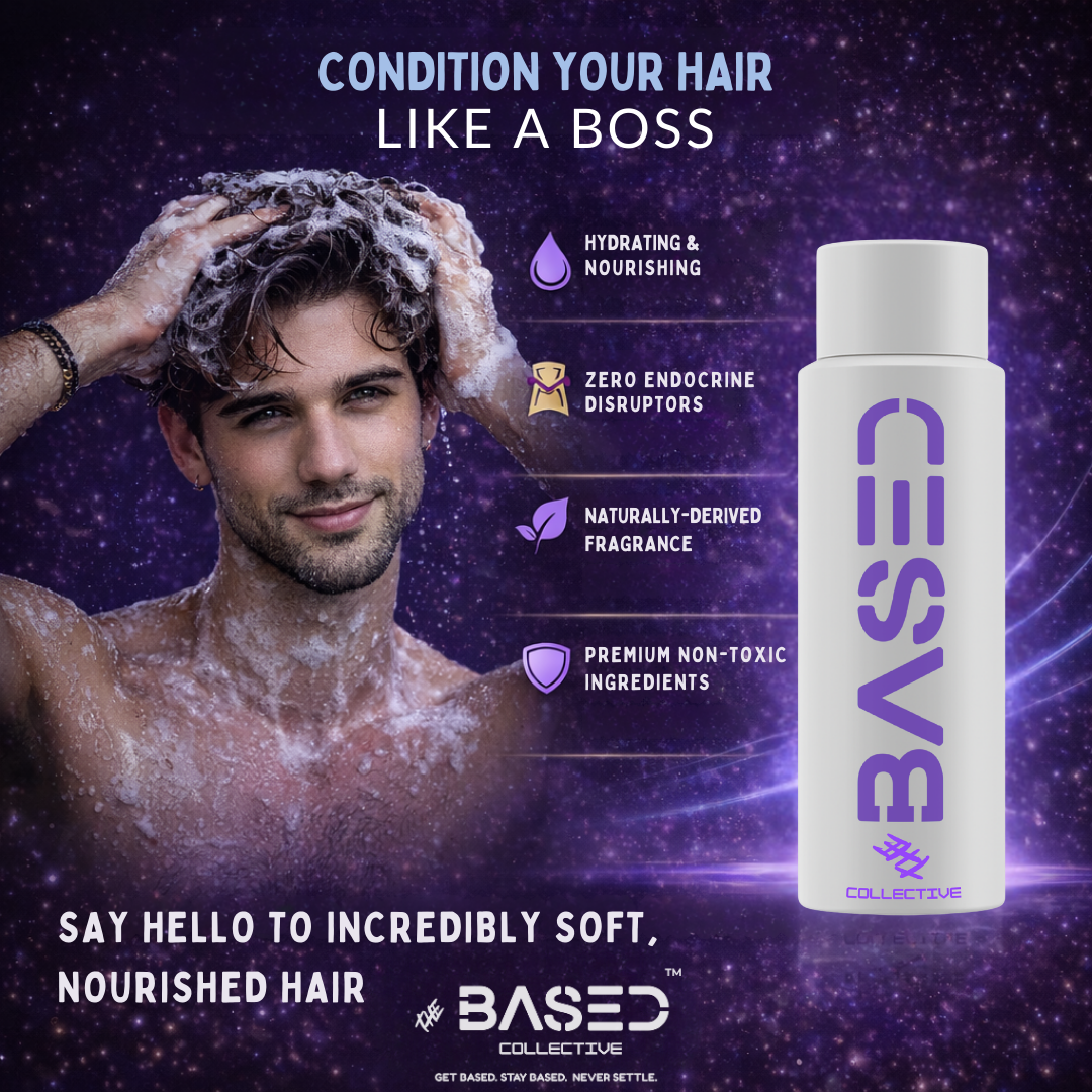 BASED - Premium Non-Toxic Conditioner with Jojoba, Peppermint & Aloe 250ml