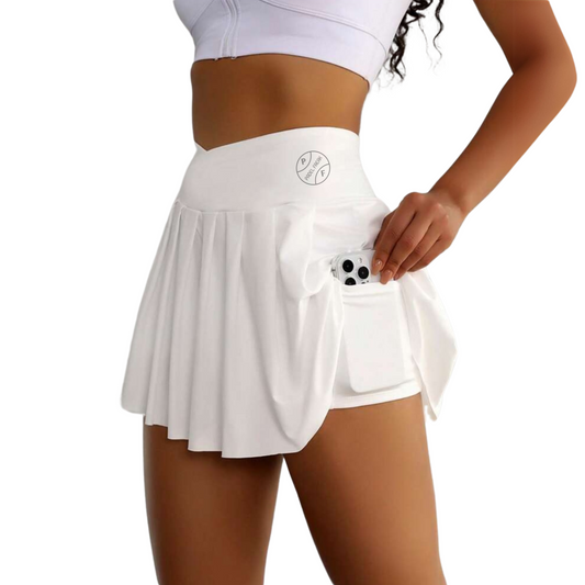 Padel Freak V-Waist Padel Sports Skort with Phone Pocket