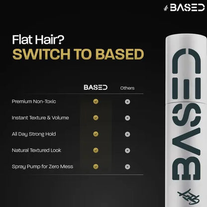 BASED Volume & Texture Powder 50ml - Instant Hair Styling Powder