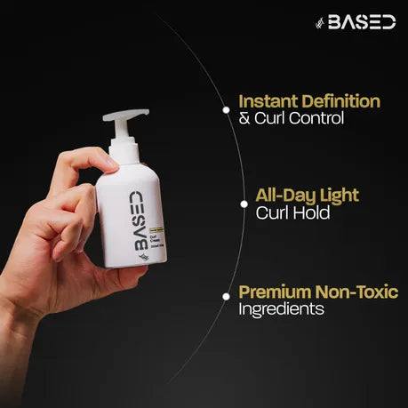 BASED Curl Cream 200ml - Frizz Control & Curl Definition