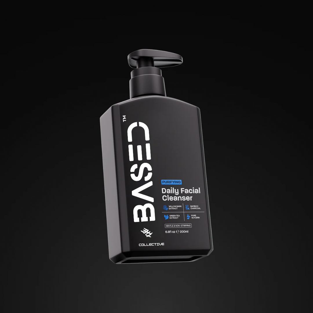 BASED - Purifying Daily Facial Cleanser with Willow Bark & Charcoal (200ml)